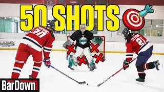 WE TOOK 50 SHOTS ON A PWHL GOALIE AND SCORED __ GOALS!