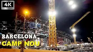 OBRAS CAMP NOU 14/01/25 | Progreso del Proyecto de Renovaci&oacute;n del Estadio de FC Barcelona 2025