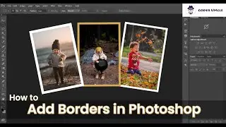 Easy Tricks for Adding Simple Border to Image | Adobe Photoshop | Coder Uncle