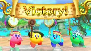 Super Kirby Clash - vs. Colossal Spear Waddle Dee (Seaside)