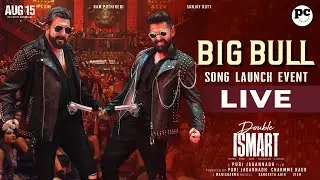 Big Bull Song Launch Event LIVE | #RAmPOthineni | Sanjay Dutt | Puri Jagannadh | AUGUST 15th RELEASE