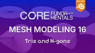 Working with N-Gons & Triangles in Blender | Mesh Modeling Fundamentals
