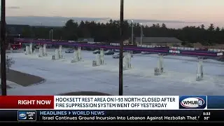 Fire suppression system goes off at Hooksett rest area on I-93