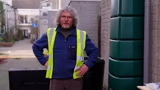 Regenton aansluiten, instructie