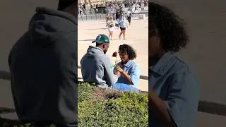 Giving 🌹 Rose To Couples | Couples Reactions #shorts #shortsfeed #rose