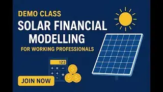 Introduction to solar financial modeling , solar insolation, solar components, energy units.