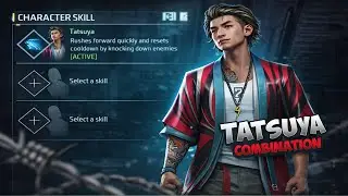 TATSUYA BEST CHARACTER COMBINATION 2026 | Best character combination in Free Fire | Tatsuya Ability