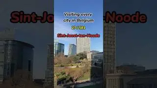 Visiting every city in Belgium | Sint-Joost-ten-Noode