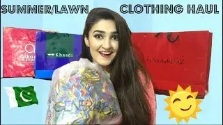 PAKISTANI SUMMER CLOTHING HAUL + Giveaway Winner Announcement | Khadeja