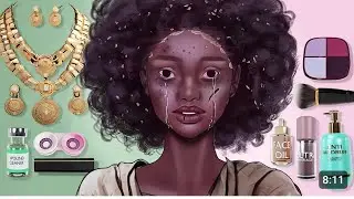ASMR Black Beauty Homeless BRIDE Transformation // Royalty Bridal Makeover