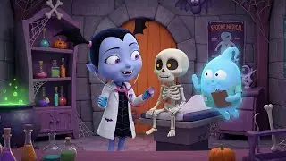 Spooky Clinic: What Happens When a Skeleton Sees the Doctor? 💀🩺😱 | Funnny Vampirina Animation