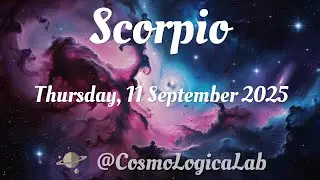 🔵 Scorpio Horoscope in English | Thursday September 11, 2025 🔮