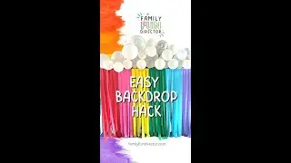 Easy Party Backdrop Hack