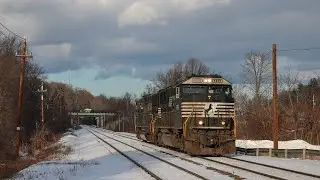 NS Power on D2 | Rare NS PTC Test Train in Haverhill Massachusetts.
