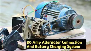 Car Alternator Battery charging wiring / 80 Amp Alternator Connection
