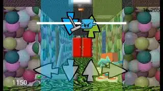 Hice FNF en pocket code (Real; sale mal por el lag)