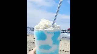 Making CLOUD SMOOTHIE for hot summer #shorts