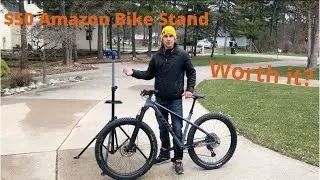 $50 Amazon Bike Stand Review (Yaheetech) // Worth It?