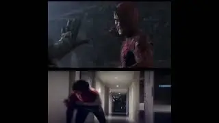 the difference between Tobey Maguire and Tom Holland while fighting Green Goblin#spidermannowayhome