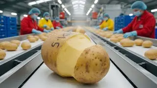 Comment un Agriculteur Britannique Récolte des Millions de Pommes de Terre Chaque Année (Processus )
