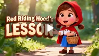 Little Red Riding Hood 🧺 A Classic Fairy Tale for Kids #kidsshorts #wonderhopkids #fairytalesstory 
