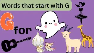 G для | Буква G | g для слов | G для | Слова на букву G | Изображения и слова на букву g | алфавит