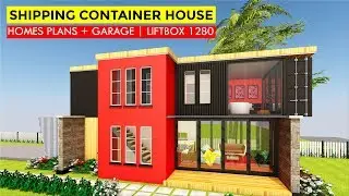 Modular Shipping Container Prefab 3 Bedroom House Design with Floor Plans | LIFTBOX 1280