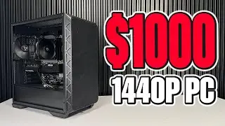 All AMD 1440p Gaming PC for $1,000?! - Full Build Guide