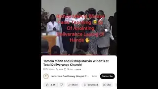Marvin Winans,Tamela Mann, David Mann & Pastor Darnell Blair #exposed False🚫Tongues & Laying Hands.