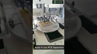 SMT Auto V-cut Separator | Auto moveable cutting  machine for V-cut PCB | Cutting by circular blades