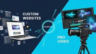 CreatiQ.Tech | Premium Website Design & Video Production Service | From Imagination to Reality