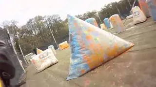 Paintball. Bricket Wood Training Center. (Gadget's eye view)