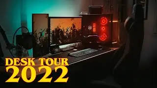 Desk setup small studio tour 2022
