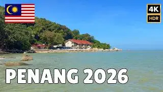 [4K] Walking Penang, Malaysia 🇲🇾 | Best Beaches, Vibrant Street Life & UNESCO World Heritage