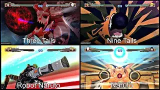 All Nine Tailed Beast Bombs | Naruto Ultimate Ninja Storm 4