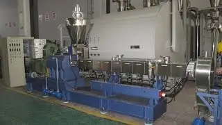 WPC pellets production line with Parallel twin-screw extruder