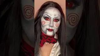 Halloween makeup giorno 8 ❤️ #makeup #makeupideas #halloween #shorts