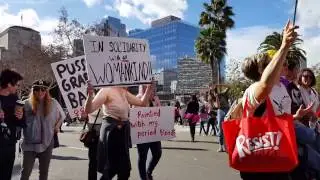 #WomensMarch #WomensMarchLA #J21 Women's March Los Angeles - 012117