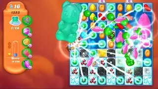 candy crush soda saga level 1355 walkthrough #candy #games 