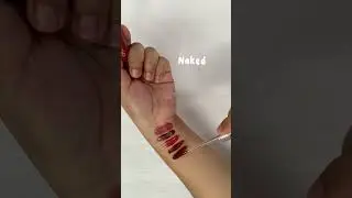 Detail Cosmetics Glass Stain Swatches