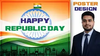26 January Republic Day Poster Design in CorelDRAW | गणतंत्र दिवस Social Media Post Design