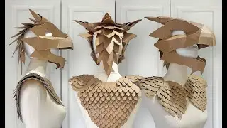 How to make a Cardboard Dragon Head