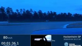 Race Navigator RN One by School of Racing, Subaru STI @ Hockenheimring GP Wet