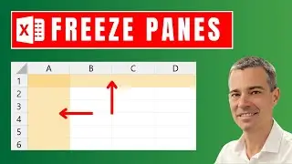 How to Freeze Multiple Rows and Columns in Excel With Freeze Panes (Lesson #16 of 50)