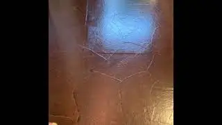 My Attempt at a Paper Bag Floor