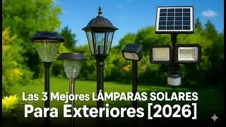 Mejores lamparas solares para exterior 😱