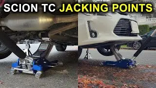 Scion TC (2011-2016): расположение точек подъема домкратом, передняя и задняя части! Как поднять ...