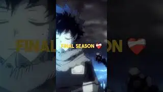My Hero Academia Final War Arc #myheroacademiafinalseason