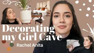 DECORATING MY GIRL CAVE | spare room/office makeover, decor haul, choosing paint, + MORE on a budget