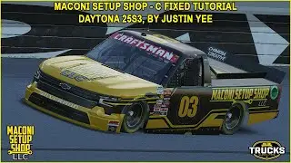 iRacing Maconi C-Fixed Trucks Daytona Guide to Qualifying and Race 25S3